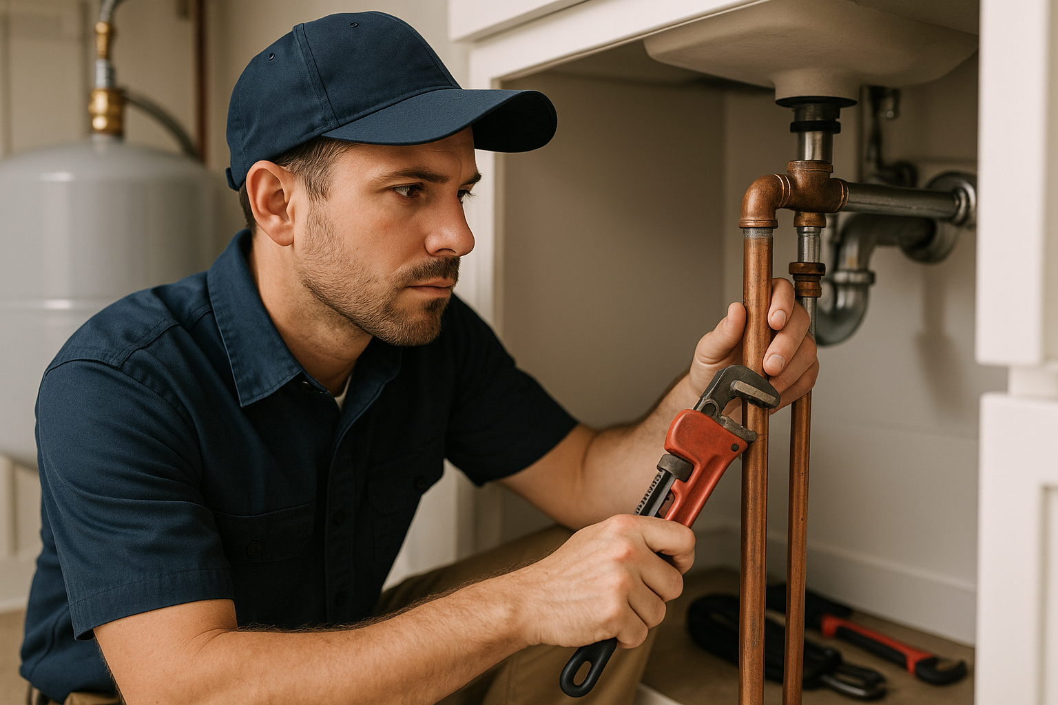 Editorial illustration depicting prevent frozen pipes west plano winter